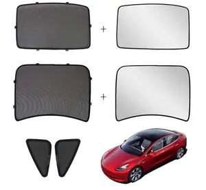 2024 nuovi prodotti di vetro tetto parasole posteriore per auto parasole isolamento nuovo tetto parasole per Tesla modello 3