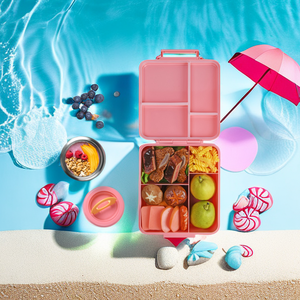 Lonchera Térmica Aohae Personalizada Rosa, Hermética, para Niños, para la Escuela, Viajes, Bento para Bebés - Product Image 1