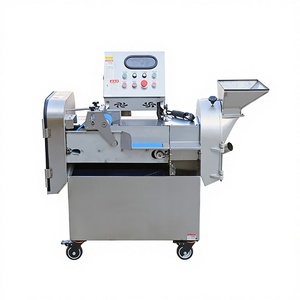 Coupe-légumes CNC 120 à double tête, réglage de la épaisseur par engrenage, haute capacité, usage commercial pour tous les fruits - Product Image 1