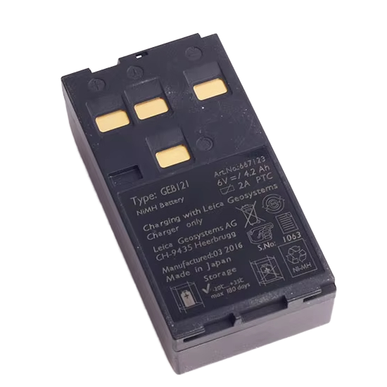GEB121 Battery Replacement Power Battery for Leica Total Station
