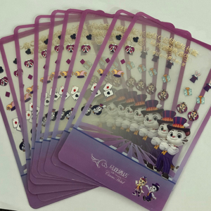 Custom Full-Colour <b>Printed</b> <b>Plastic</b> Photo Frame Card for Business Anniversaries and Holiday Souvenirs - Product Image 1