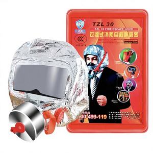 Máscara de <span class=keywords><strong>Escape</strong></span> de Incendios con Certificación 3C - Respirador Antihumo y Antigases Tóxicos para Emergencias en el Hogar y Hoteles - Product Image 6