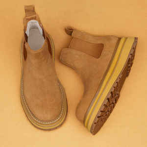 Zapatos Derby de Hombre Estilo Británico con Punta Redonda/Afilada, Suela Gruesa, Charol Brillante, Sin Cordones, Impermeables, con Soporte de Arco y Borde - Product Image 5