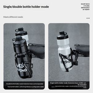 Support de bouteille d'eau pour vélo West Rider, <span class=keywords><strong>adaptateur</strong></span> de fixation de selle, support double pour porte-bouteilles, pour <span class=keywords><strong>VTT</strong></span> et vélos de <span class=keywords><strong>route</strong></span> - Product Image 4