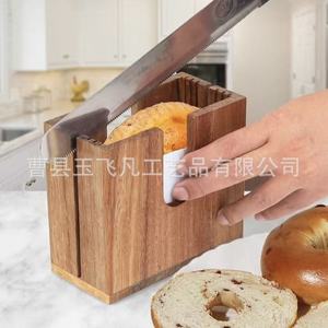ที่ตัดขนมปังอะคาเซียวู้ด สีธรรมชาติ อุปกรณ์ครัวสำหรับตัดขนมปัง - Product Image 4