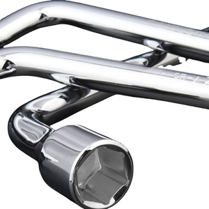Llave de Neumáticos Tipo L de 17 mm - 21 mm, Llave de Doble Extremo con Cabeza Plana de 21 mm, Herramienta para Quitar y Cambiar Neumáticos - Product Image 2
