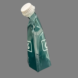 ถุงใส่เครื่องดื่มเหลวทำจากแก้วกาแฟทำจากน้ำแยมพร้อมช่องพวยตรงมุมพิมพ์ลายได้ตามต้องการ - Product Image 3