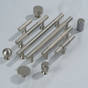 Modern tırtıllı pirinç dolap kolları ve çekmece siyah altın tunç mutfak dolap mobilya kolları için çeker - Product Image 6