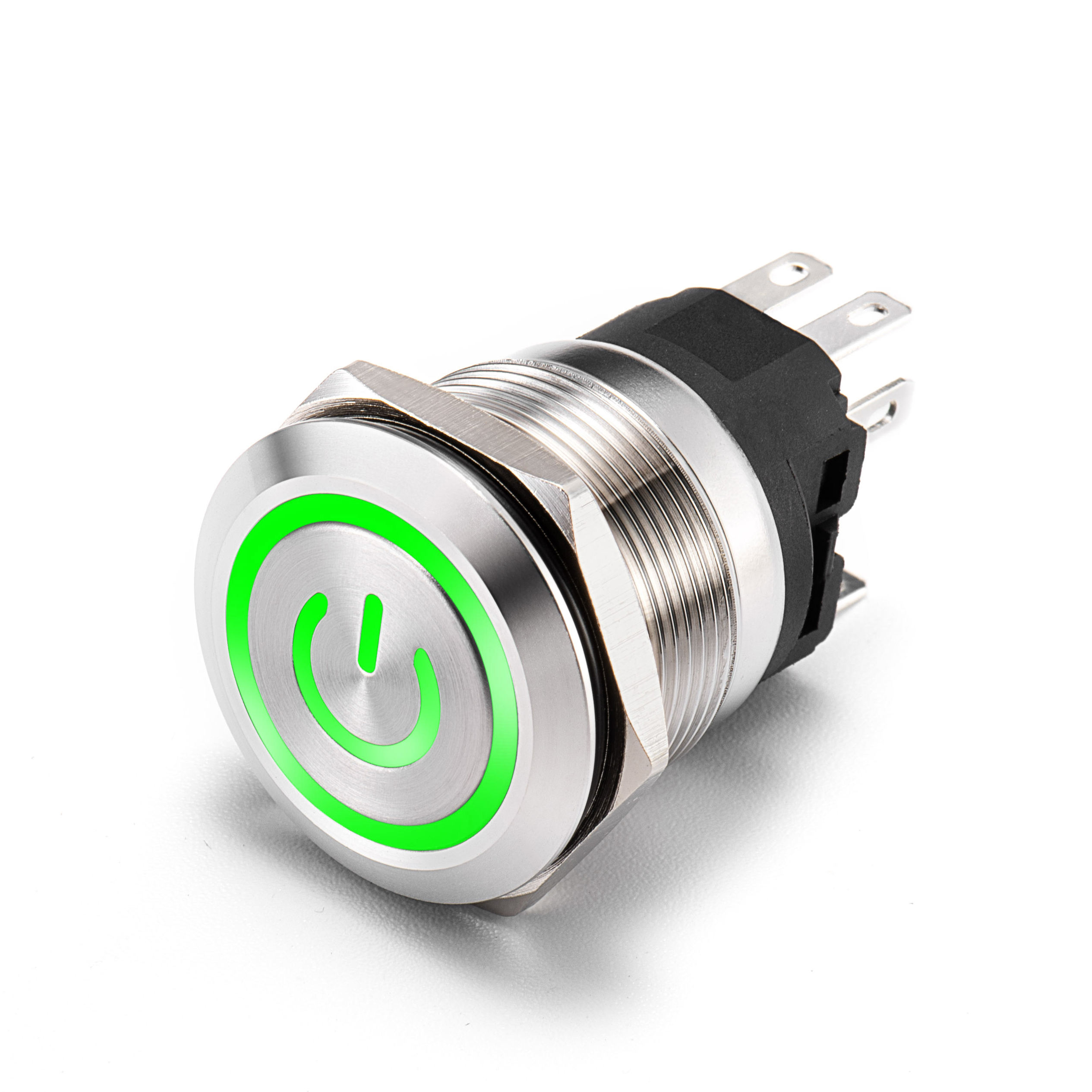 Aluminum 10A 1NO1NC Push Button Switches OEM Bulk Supply with Advanced Mechanism for Home Appliance Reliable Performance