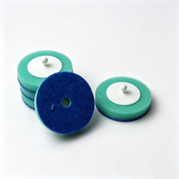 Têtes de brosse de toilette jetables multicolores personnalisables en éponge, en stock