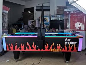 Máquina de Hockey de Aire Interactiva Grande para Dos Jugadores, Operada con Monedas, Ideal para Parques, Salas de Juegos, Padres e Hijos, en Inglés - Product Image 3