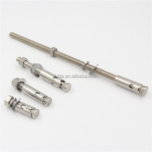 Kit de construction industrielle de haute qualité, ancrage <span class=keywords><strong>poteau</strong></span>/mur, écrou à manchon à tête hexagonale 3/8*70, galvanisé, revêtement TiCN, Fuao - Product Image 1