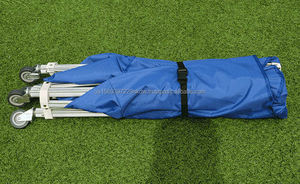 Chariot de rangement pliable en alliage d'aluminium avec tissu Oxford et roues universelles pour le basketball, le football et le volley-ball - Product Image 4