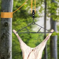 Système de levage de gibier de 700 lb et système de levage à double poulie, accessoires de chasse au cerf de grande capacité