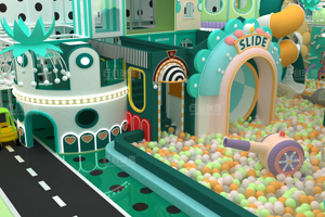 Nouvel équipement de jeux d'intérieur pour enfants, grand labyrinthe de jeux, équipement de parc d'attractions avec trampoline - Product Image 3