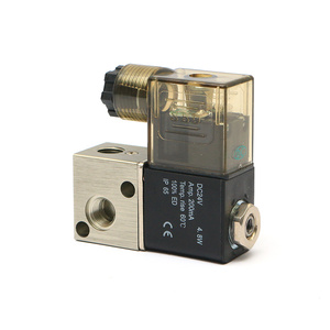 3v1-06 24V 110V 220V 230V thường đóng trực tiếp diễn xuất Mini 3Way solenoid 3/2 van 1/8 thu nhỏ ba chiều 12V solenoid van - Product Image 5