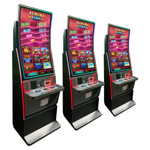 QIQU Source Factory – Nouveaux bornes de jeux vidéo incurvées de luxe de 43 pouces, à monnayeur, pour Aurora Northern Link - Product Image 3