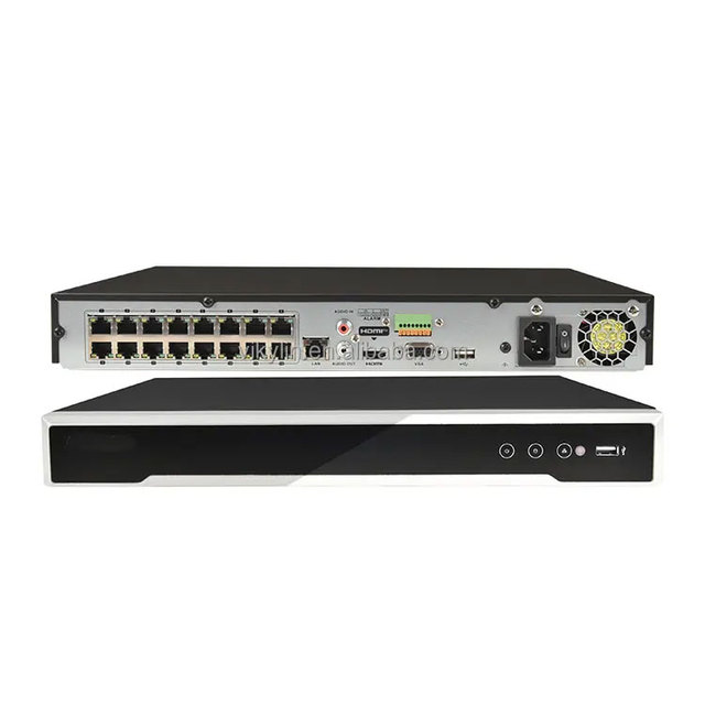 HIK NVR H.265+ 8ch 16ch 32ch Motion Detection 4K Poe Nvr Face Detection 2SATA MAX 16TB Acusense Smart Network Video Recorder