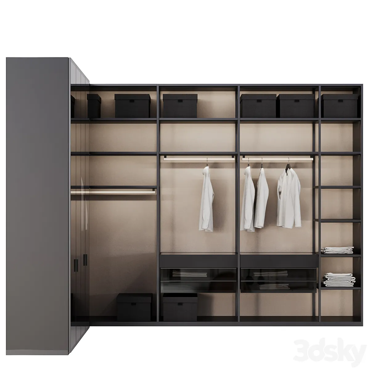 Mobília do quarto modular madeira design personalizado moderno andar no armário roupeiros