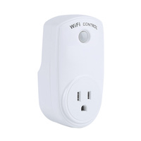 Prise intelligente Wi-Fi mini avec contrôle à distance par application mobile Google Home et Alexa US