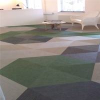 Benutzer definierte feuerfeste PVC gewebte Vinyl rutsch feste wasserdichte Teppich Boden matte Rolle PVC Fliesen Bodenbelag für Office Hotel Ausstellung