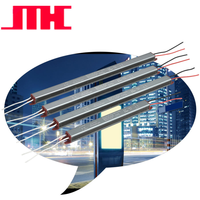 JMHC HCF-36L 36W Driver LED étanche IP67 en aluminium pour extérieur AC100-240V DC3A Sortie unique (Argent/Gris) Certifié CE/RoHS