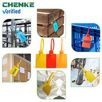 Scellé plastique Chenke à serrage progressif, Scellé plastique jetable, Étiquette de verrouillage, Serre-câbles