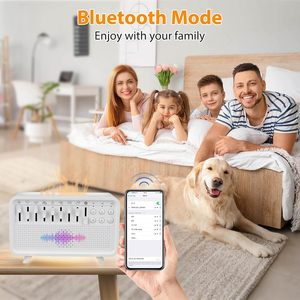 Difusor de Aromas, Máquina de Ruido Blanco, Luz Nocturna LED, Humidificador de Escritorio con Sonido - Product Image 5