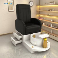 Nouveau spa de massage corporel de luxe meubles de salon de manucure massage beauté chaise de pédicure rose salon de manucure spa