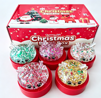 Meilleures ventes : Squishies de Noël scintillants, souriants, en forme de dumpling, mystère, grand format, arc-en-ciel, en forme de nourriture, Bao Bun, boîte surprise, Taba Squishies anti-stress