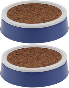 QA <strong>Pigeon</strong> Plastic Nest Bird <strong>Nesting</strong> Bowls Quails Breeding Hatching Nest <strong>Box</strong> with Coconut Palm Mat - Product Image 2