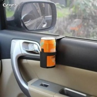 Support de tasse de boisson pour voiture, crochet de fixation universel pour fenêtre et porte, support de bouteille d'eau durable pour l'organisation de l'intérieur de la voiture et du camion