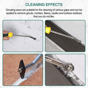 <span class=keywords><strong>Kit</strong></span> de 8 outils de <span class=keywords><strong>nettoyage</strong></span> de joints de <span class=keywords><strong>carrelage</strong></span>, <span class=keywords><strong>kit</strong></span> de décapage et de raclage de joints de sol pour le bricolage - Product Image 2