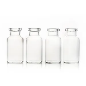 Toptan mini isteyen şişe 5ml 10ml 15ml 20ml 25ml cam şişeler özel Logo temiz cam şişe