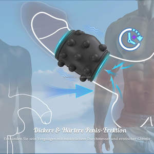 Blue Rabbit Vib rating Cock <span class=keywords><strong>Sleeve</strong></span> 10 Vibrationen Verlängerung hülse für männliche Mastur bator Sexspielzeug Großhandel Penis ringe - Product Image 3