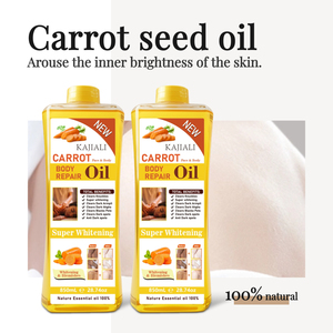 Olio da Massaggio per il Corpo al Miele di Carota Puro al 100% KAJIALI, Fresco Super Sbiancante, Riparatore per il Corpo, Riduce Macchie Scure, Nocche, Ascelle, Idratante - Product Image 1