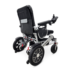 KSM-606P Transport Electric Wheelchair with Aluminum Frame Electromagnetic Brakes and Advanced Suspension <b>Chairs</b> for Elderly - Product Image 1