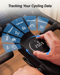 MERACH <span class=keywords><strong>Bicicleta</strong></span> de Ejercicio, <span class=keywords><strong>Bicicleta</strong></span> de Ciclismo Interiores PARA EL Hogar con Resistencia Magnética/Automática, <span class=keywords><strong>Bluetooth</strong></span> Estacionaria, 2 Unidades - Product Image 5