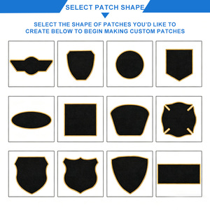 Sin Costo de Molde, Gran Venta 2026, Parche de Goma AES Personalizado, Parche de PVC Suave de Forma Redonda, Parches AES para Uniformes y Gorras - Product Image 4