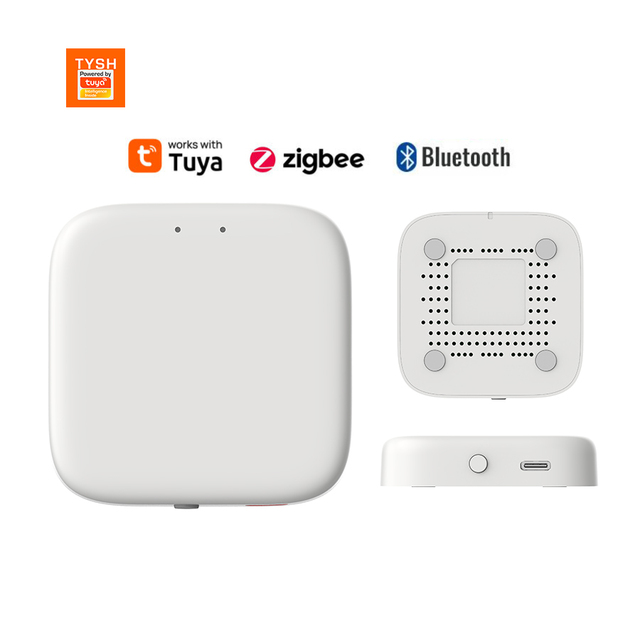 TYSH Tuya Zigbee Smart Wireless Gateway PC Hotel Use Strong Signal Detection 2.4G/5G WiFi Smart Home App Alexa/Google Control