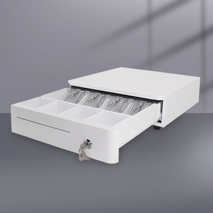<span class=keywords><strong>Caja</strong></span> <span class=keywords><strong>Registradora</strong></span> de metal POS manual de fábrica HER-330 <span class=keywords><strong>con</strong></span> cajón de efectivo abierto al tacto 4 billetes y 8 almacenamiento de monedas - Product Image 5
