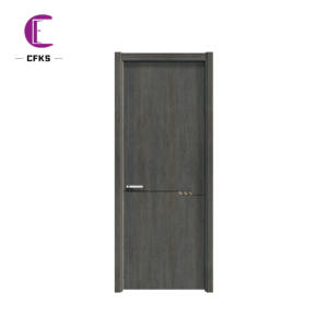 कारखाने पानी इन्सुलेशन firerated इंटर स्विंग बेडरूम लकड़ी कार्बन क्रिस्टल लकड़ी के दरवाजे - Product Image 1