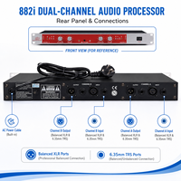 AOFO 882i Excitateur audio professionnel, processeur d'amélioration du son, équipement pour système de sonorisation en direct