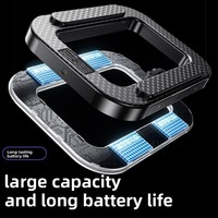 Lampe annulaire LED portable YM200 avec trépied, rechargeable, pour photographie, diffusion en direct mobile et selfies