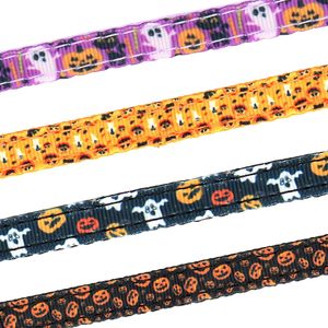 Confezione da 2 pezzi con colletto di Halloween Design con zucca e fascino fantasma arancione e nero per la sicurezza degli animali domestici - Product Image 4