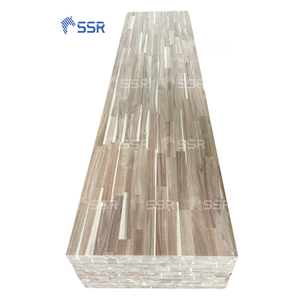 Comptoir de bloc de boucher en acacia SSR 1.5 pouces d'épaisseur pour plan de travail supérieur de banc d'îlot de cuisine - Product Image 1