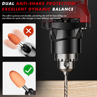 Meuleuse électrique à main de haute qualité avec mandrin de 1/4 pouce, vitesse variable, outil rotatif pour le polissage du bois et du métal, outils de sculpture pour imprimante 3D