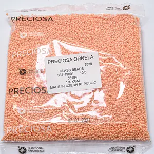 10/0 perles de rocaille precosa de couleur opaque, 10g, 250 g/sac, perles de rocaille tchèques pour la fabrication de bijoux, prêtes à être expédiées