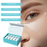 OTVENA Crème Contour des Yeux Effet Lifting Instantané et Raffermissant, Lisse les Pattes d'Oie, Illumine la Peau Terne des Yeux, Absorption Rapide, Non Grasse
