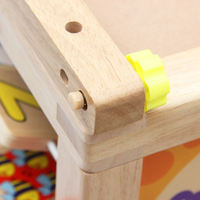 Cube d'activités en bois multifonctionnel unisexe marchette pour bébés avec musique, un jouet riche en fonctionnalités pour jouer